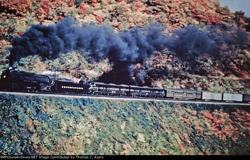 PRR Westbount Mail & Express Train, c. 1952